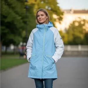 New Free People Movement Singin’ in the Rain Packable Rain Jacket. $198